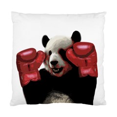 Boxing Panda  Standard Cushion Case (two Sides) by Valentinaart