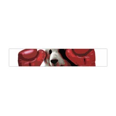 Boxing Panda  Flano Scarf (mini) by Valentinaart