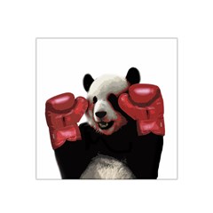 Boxing Panda  Satin Bandana Scarf by Valentinaart