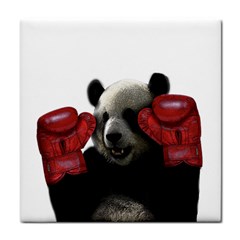 Boxing Panda  Tile Coasters by Valentinaart