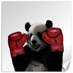 Boxing Panda  Canvas 16  X 16   by Valentinaart