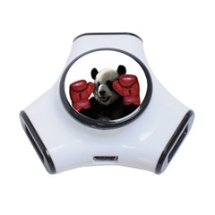 Boxing Panda  3-port Usb Hub by Valentinaart