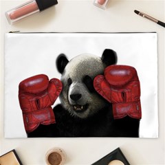 Boxing Panda  Cosmetic Bag (xxl)  by Valentinaart