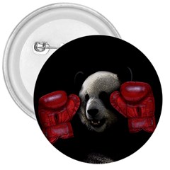 Boxing Panda  3  Buttons by Valentinaart