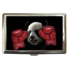 Boxing Panda  Cigarette Money Cases by Valentinaart