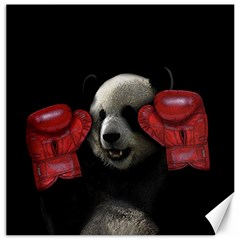 Boxing Panda  Canvas 16  X 16   by Valentinaart