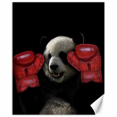 Boxing Panda  Canvas 16  X 20   by Valentinaart