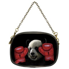 Boxing Panda  Chain Purses (two Sides)  by Valentinaart