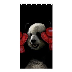 Boxing Panda  Shower Curtain 36  X 72  (stall)  by Valentinaart