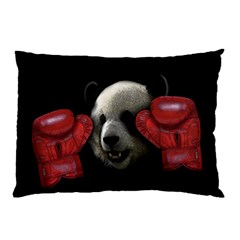 Boxing Panda  Pillow Case (two Sides) by Valentinaart