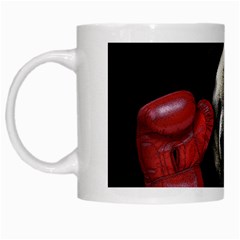 Boxing Panda  White Mugs by Valentinaart