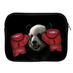 Boxing Panda  Apple Ipad 2/3/4 Zipper Cases by Valentinaart