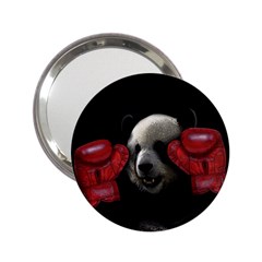 Boxing Panda  2 25  Handbag Mirrors by Valentinaart