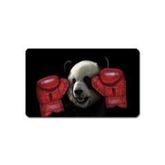 Boxing Panda  Magnet (name Card) by Valentinaart