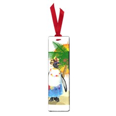 Tropical Penguin Small Book Marks by Valentinaart