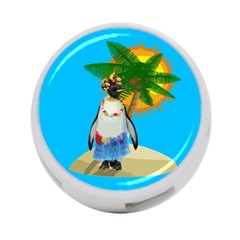 Tropical Penguin 4-port Usb Hub (two Sides)  by Valentinaart