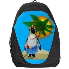 Tropical Penguin Backpack Bag by Valentinaart