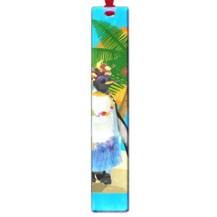 Tropical Penguin Large Book Marks by Valentinaart