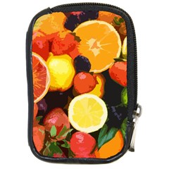 Fruits Pattern Compact Camera Cases by Valentinaart