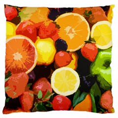 Fruits Pattern Standard Flano Cushion Case (one Side) by Valentinaart