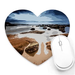 Landscape Heart Mousepads by Valentinaart