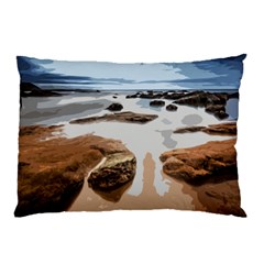 Landscape Pillow Case (two Sides) by Valentinaart