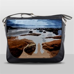 Landscape Messenger Bags by Valentinaart