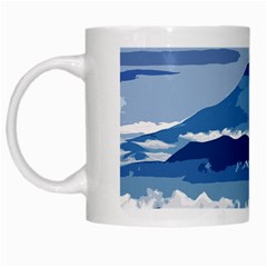 Landscape White Mugs by Valentinaart