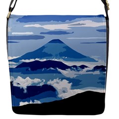 Landscape Flap Messenger Bag (s) by Valentinaart