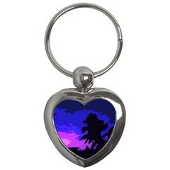 Landscape Key Chains (heart)  by Valentinaart