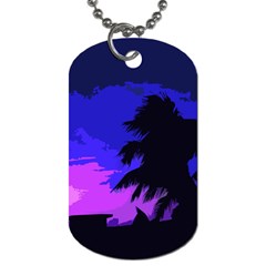 Landscape Dog Tag (one Side)