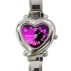 Landscape Heart Italian Charm Watch by Valentinaart