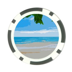 Landscape Poker Chip Card Guard by Valentinaart