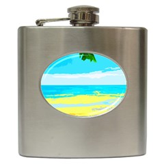 Landscape Hip Flask (6 Oz) by Valentinaart