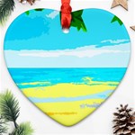 Landscape Heart Ornament (Two Sides) Front