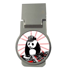 Deejay Panda Money Clips (round)  by Valentinaart