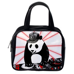 Deejay Panda Classic Handbags (one Side) by Valentinaart