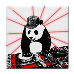 Deejay Panda Face Towel by Valentinaart