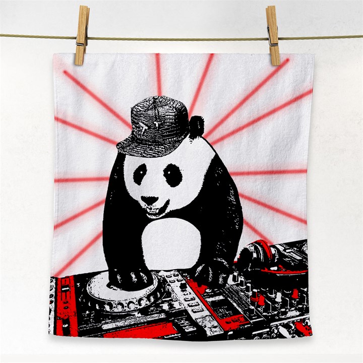 Deejay panda Face Towel