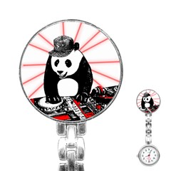 Deejay Panda Stainless Steel Nurses Watch by Valentinaart