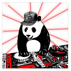 Deejay Panda Large Satin Scarf (square) by Valentinaart