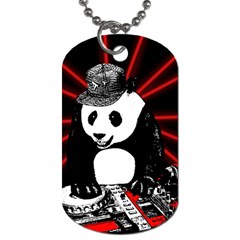 Deejay Panda Dog Tag (one Side)