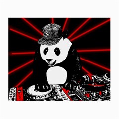 Deejay Panda Small Glasses Cloth (2-side) by Valentinaart