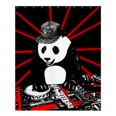 Deejay Panda Shower Curtain 60  X 72  (medium)  by Valentinaart