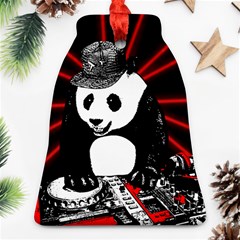 Deejay Panda Ornament (bell) by Valentinaart