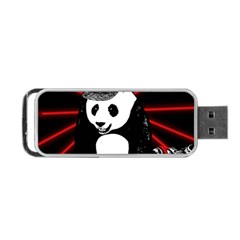 Deejay Panda Portable Usb Flash (one Side) by Valentinaart