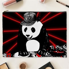 Deejay Panda Cosmetic Bag (xxxl)  by Valentinaart