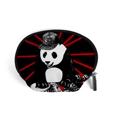 Deejay Panda Accessory Pouches (small)  by Valentinaart