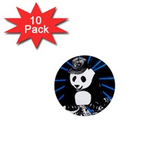 Deejay Panda 1  Mini Magnet (10 Pack)  by Valentinaart