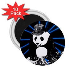 Deejay Panda 2 25  Magnets (10 Pack)  by Valentinaart